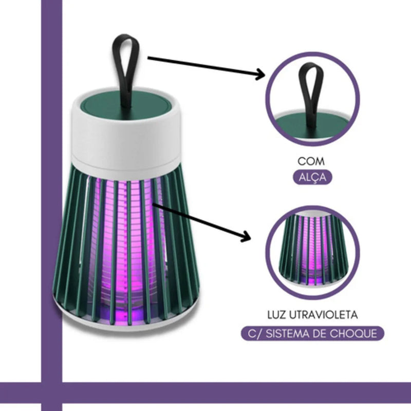 Luminária Armadilha Mata Mosquito Repelente  110V/220V