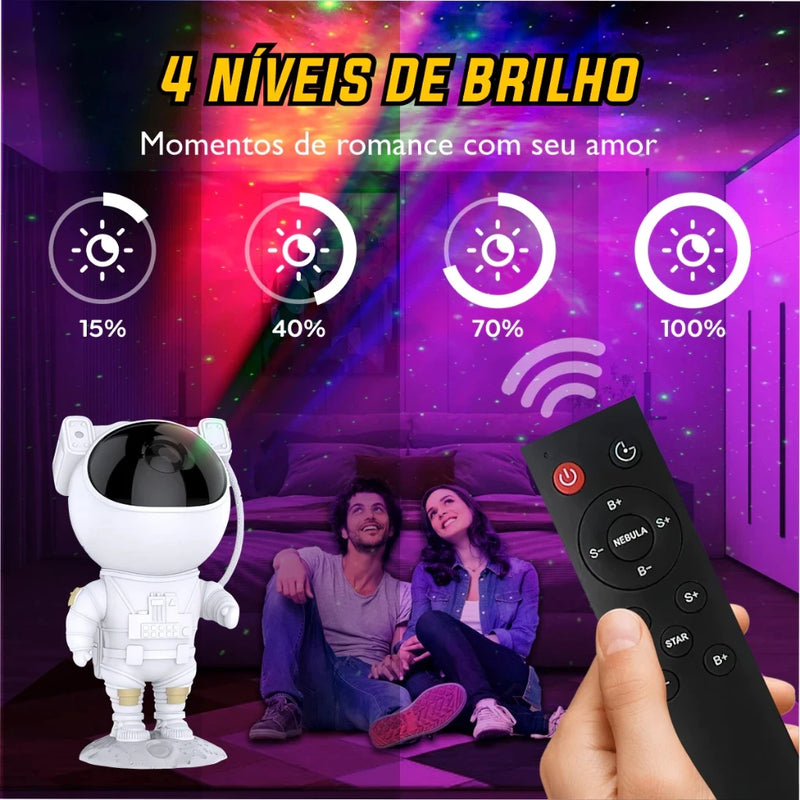 Astronauta Da Galáxia Projetor De Luzes/Controle De Estrelas