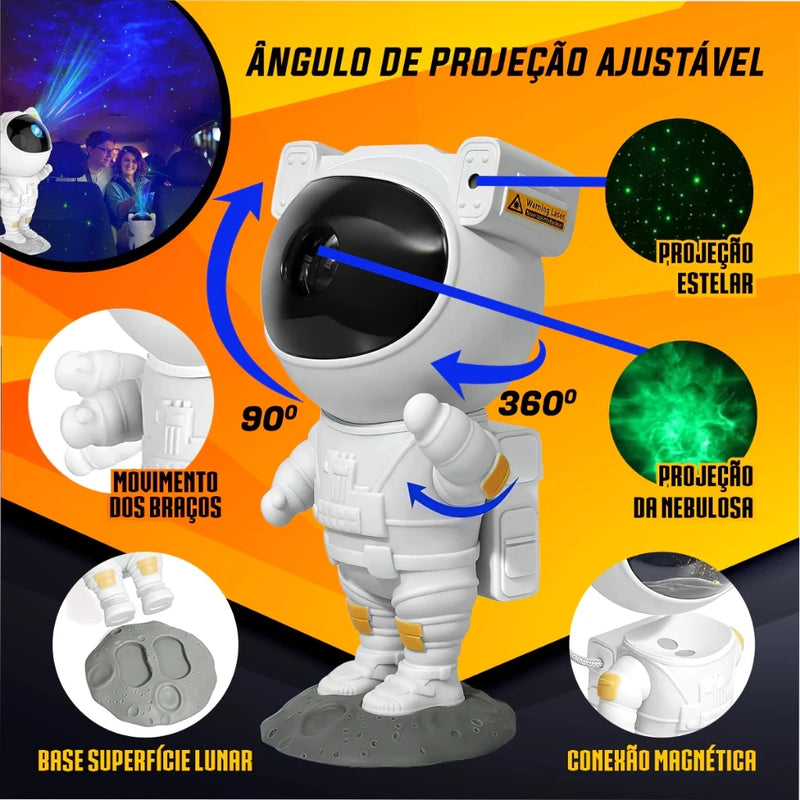 Astronauta Da Galáxia Projetor De Luzes/Controle De Estrelas