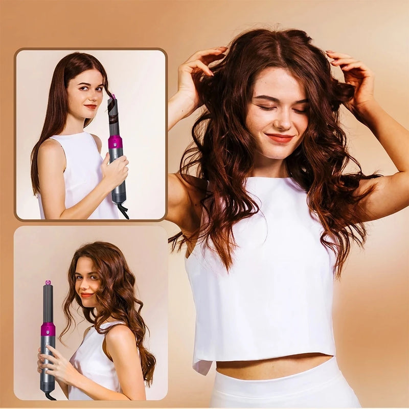 Escova Secador De Cabelo Pente Modelador De Ar Quente Profissional 5 Em 1 110V