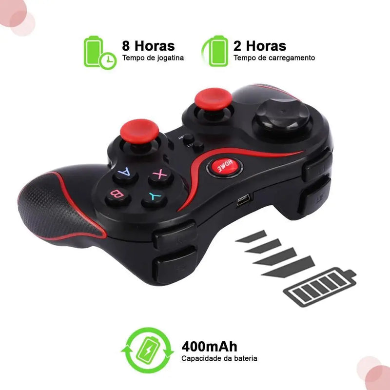 Controle Gamer Kap-G7 Joystick Android Celular Pc Bluetooth