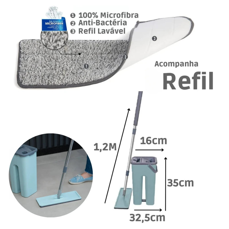 Flat MOP Com 1 Refil Grátis 123 UTIL