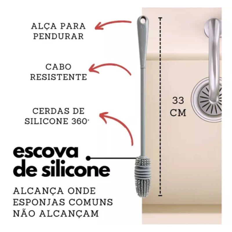 Escova Multiuso De Silicone